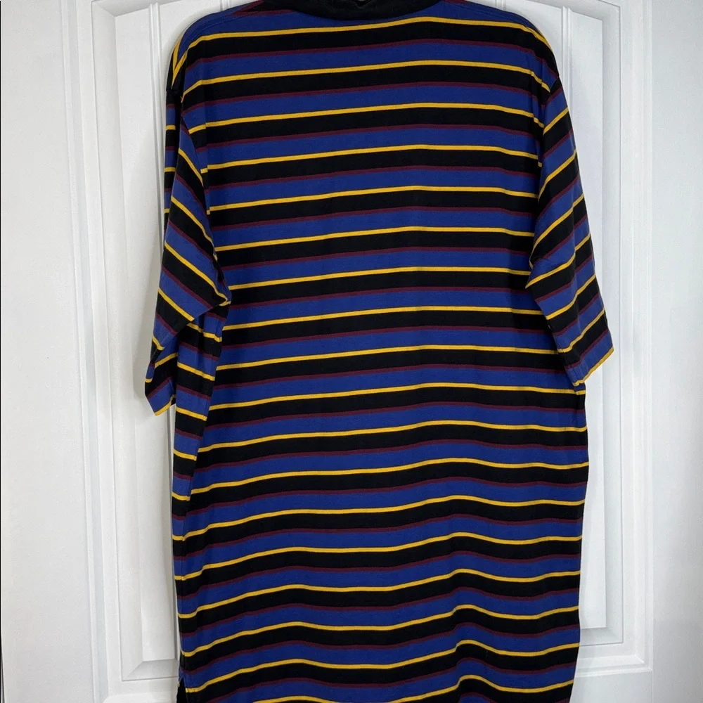 VTG POLO RALPH LAUREN Mens XL Multicolored Striped Polo Shirt
